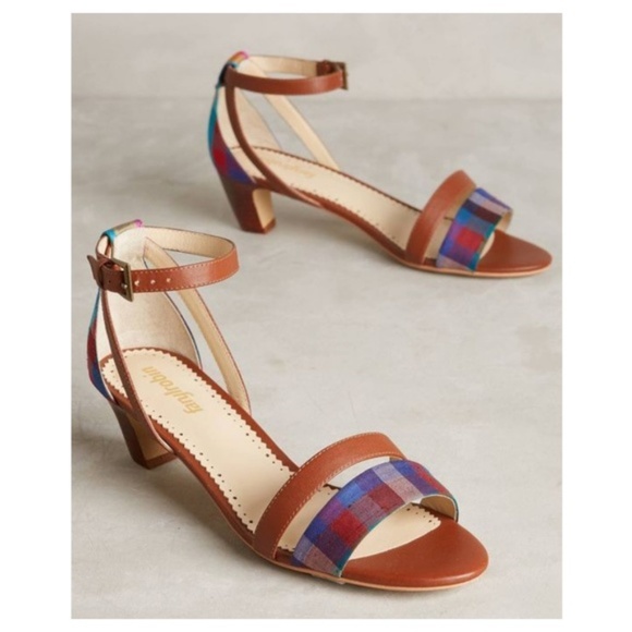 Anthropologie Shoes - New Anthropologie Paige Colorblock Heels by Farylrobin Size 10